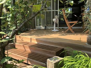 T様邸ウッドデッキリフォーム施工事例