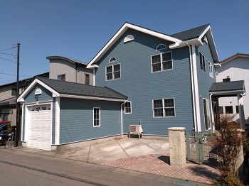 福井市Ｉ様邸外壁屋根塗装施工事例