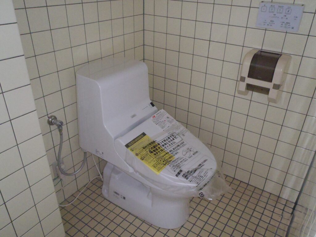 床、壁はそのままでトイレ便器のみ入替ました。