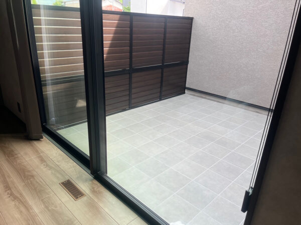 LDKからつながる中庭