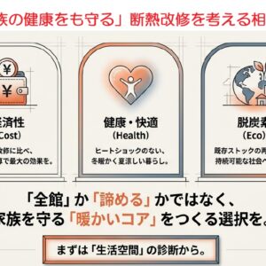 「家族の健康をも守る」断熱改修を考える相談会